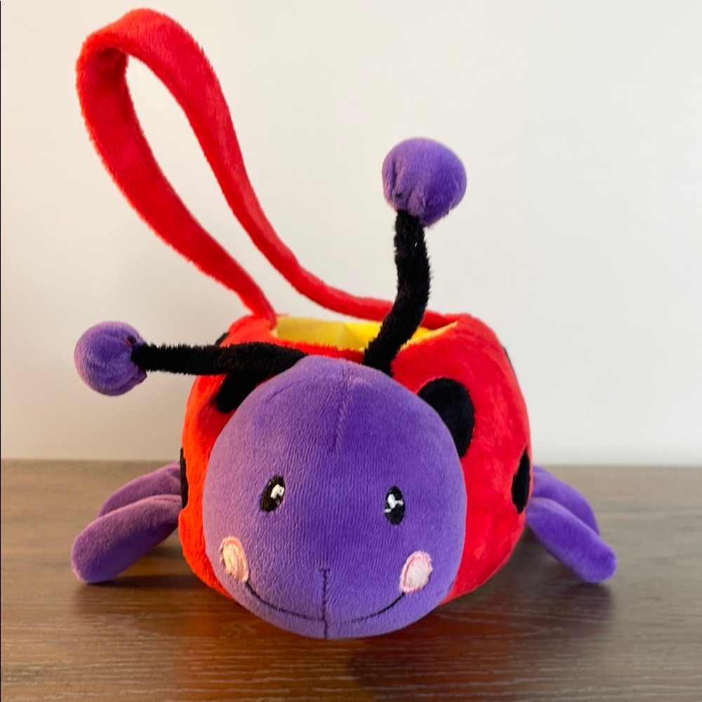 Plush Ladybug Easter Basket